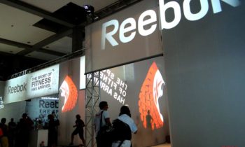 Proiezioni per Reebok fiera del fitness